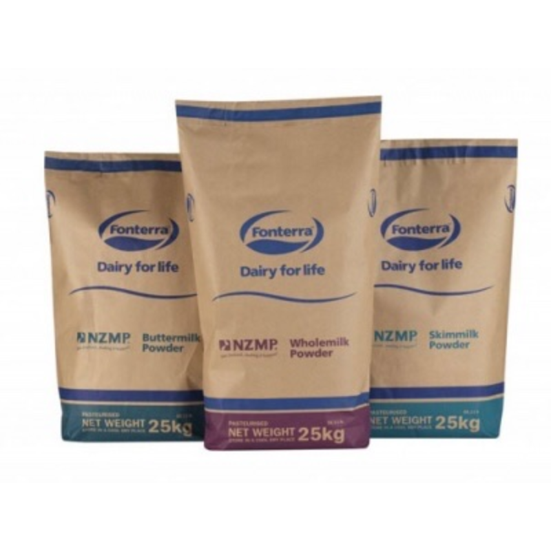NZ WHOLE MILK POWDER 25KG INSTANT