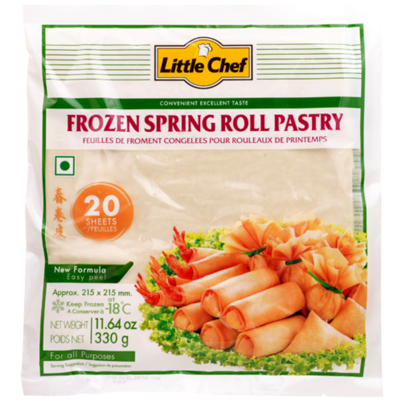 Little Chef Spring Roll Pastry (Eggroll wraps)